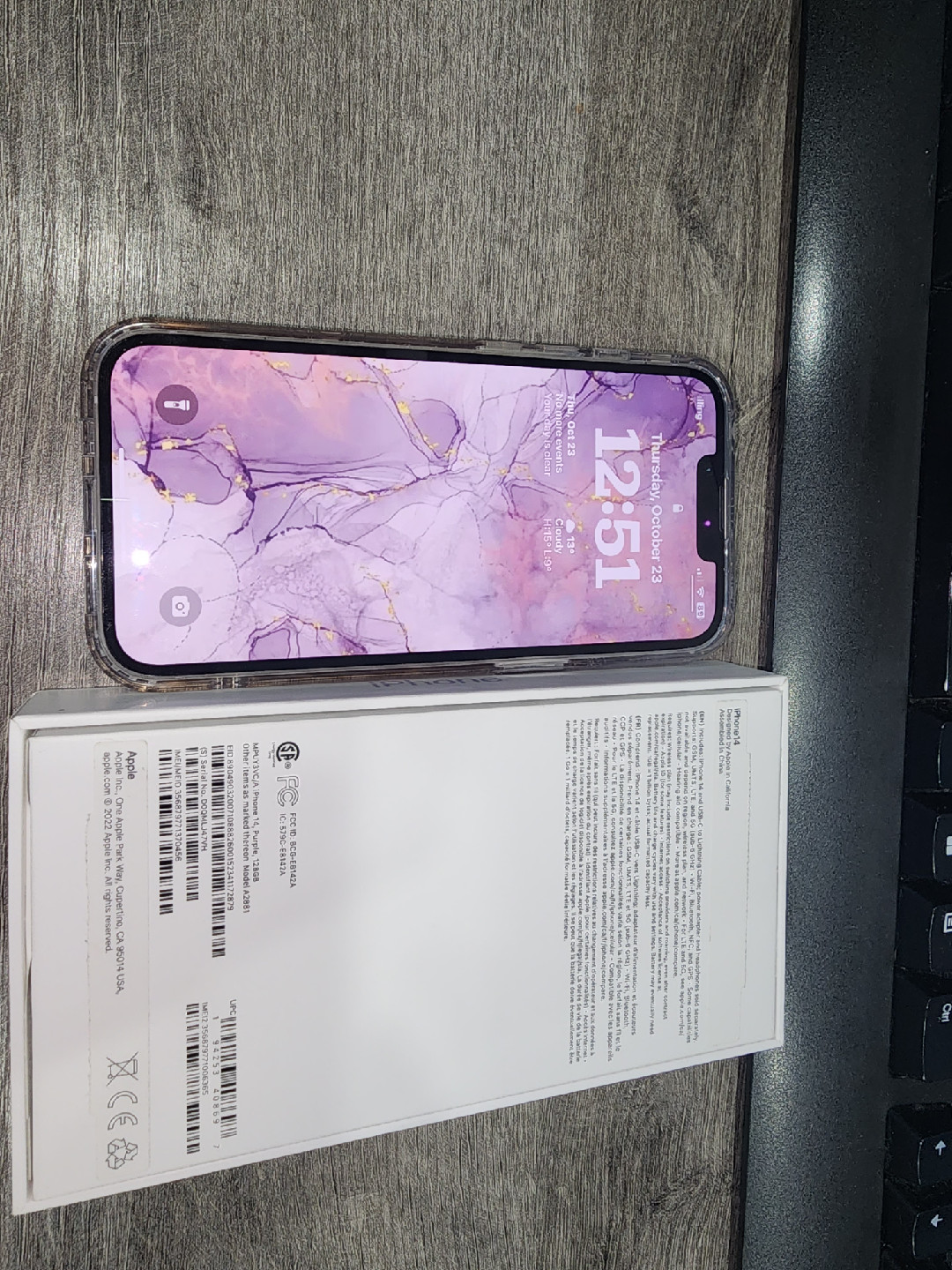 Apple iPhone 14 128GB Purple - Like New! - photo 5