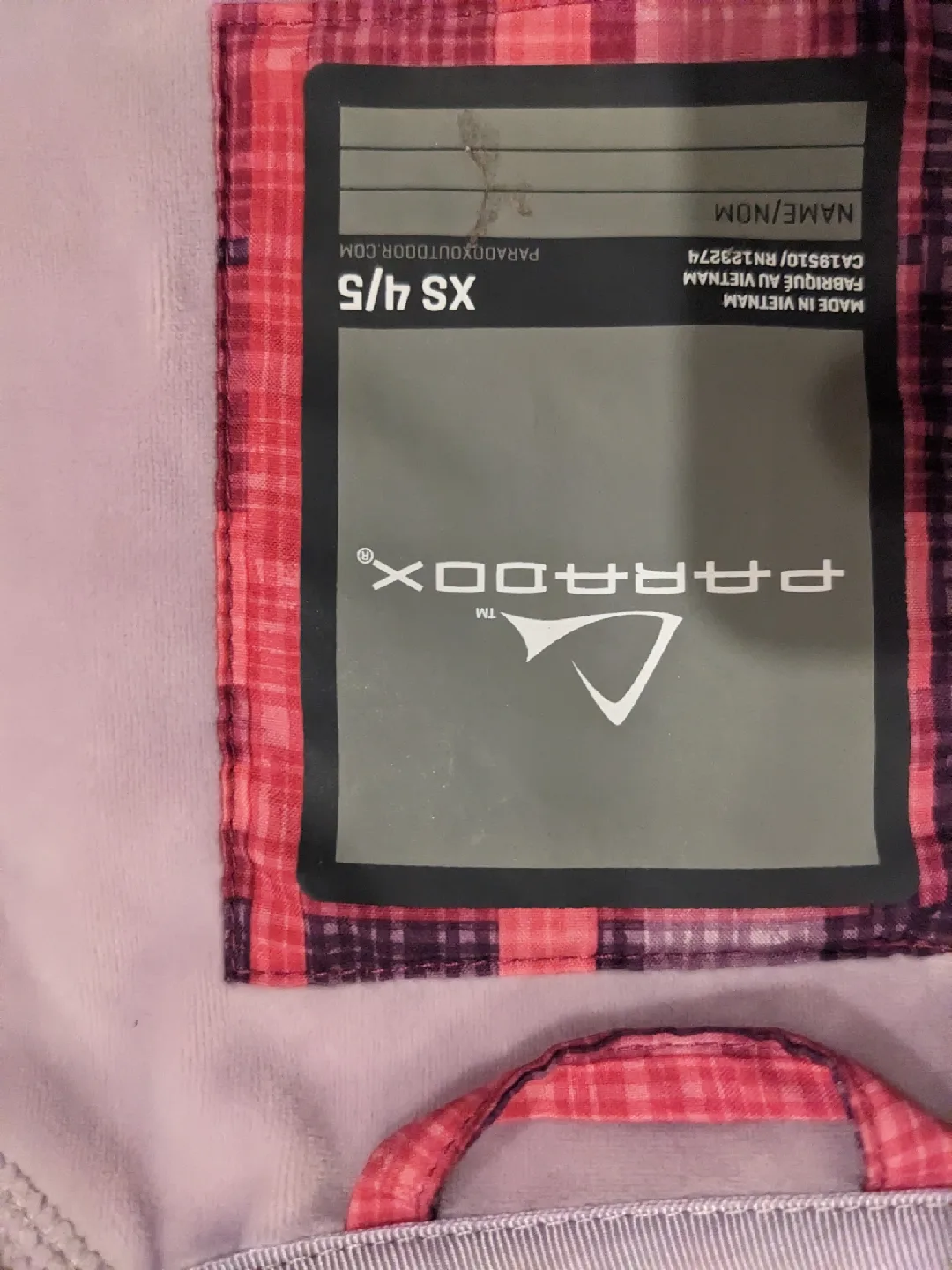 Paradox XS 4/5 Jacket image indicator(2)