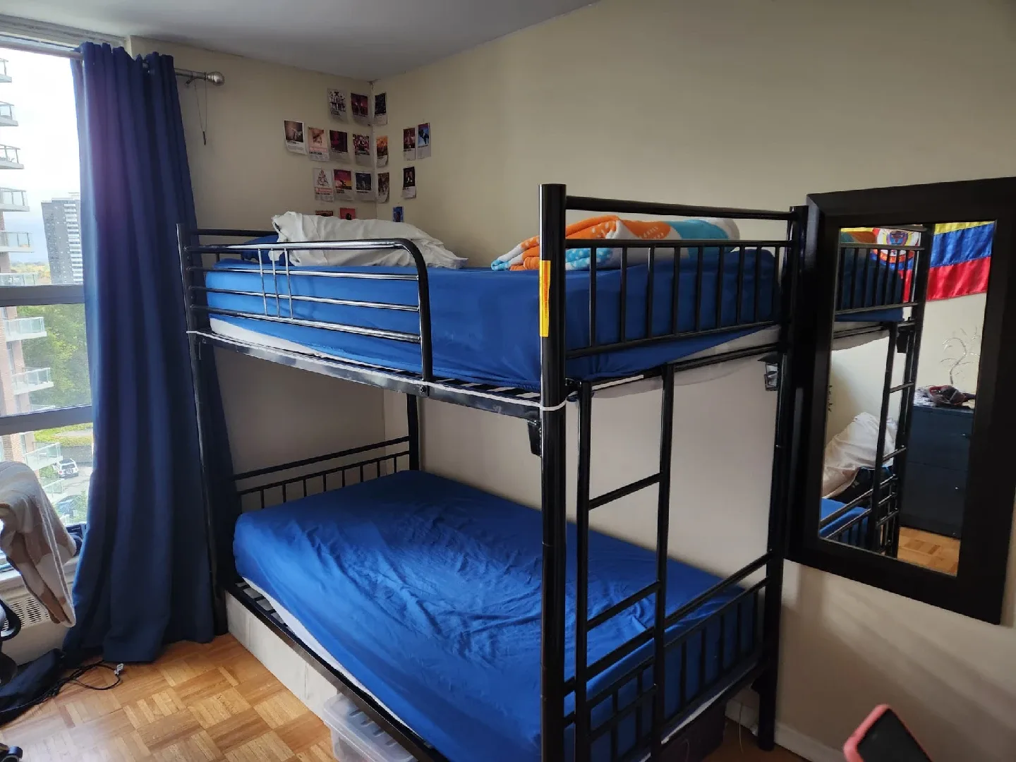 Black Metal Bunk Bed Frame thumbnail