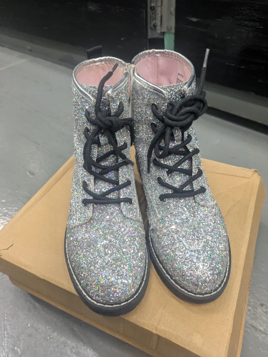 Steve Madden Glitter Ankle Boots - Size 4 image indicator(2)
