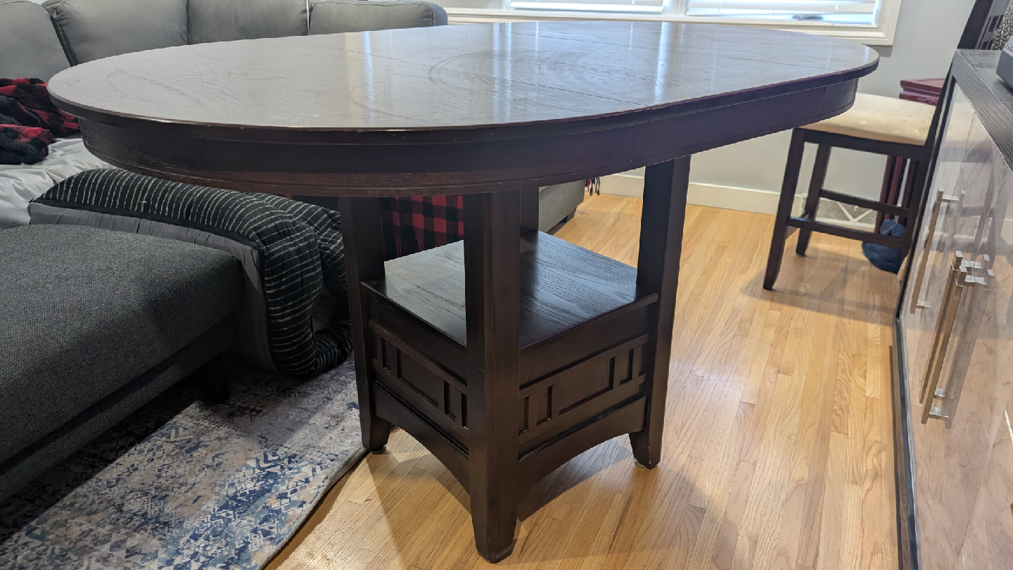 Counter-Height Dining Table with 4 Chairs - photo 5