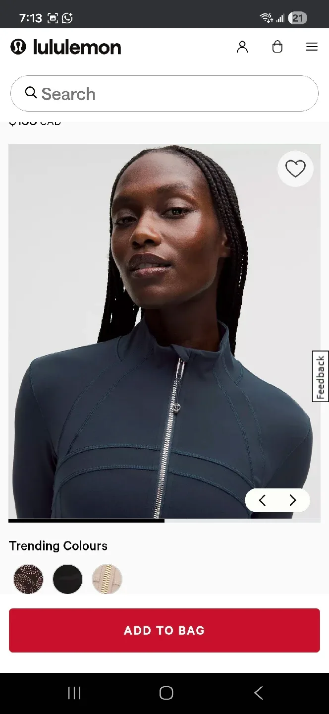 Lululemon Define Jacket Nulu, Size 4 image indicator(3)