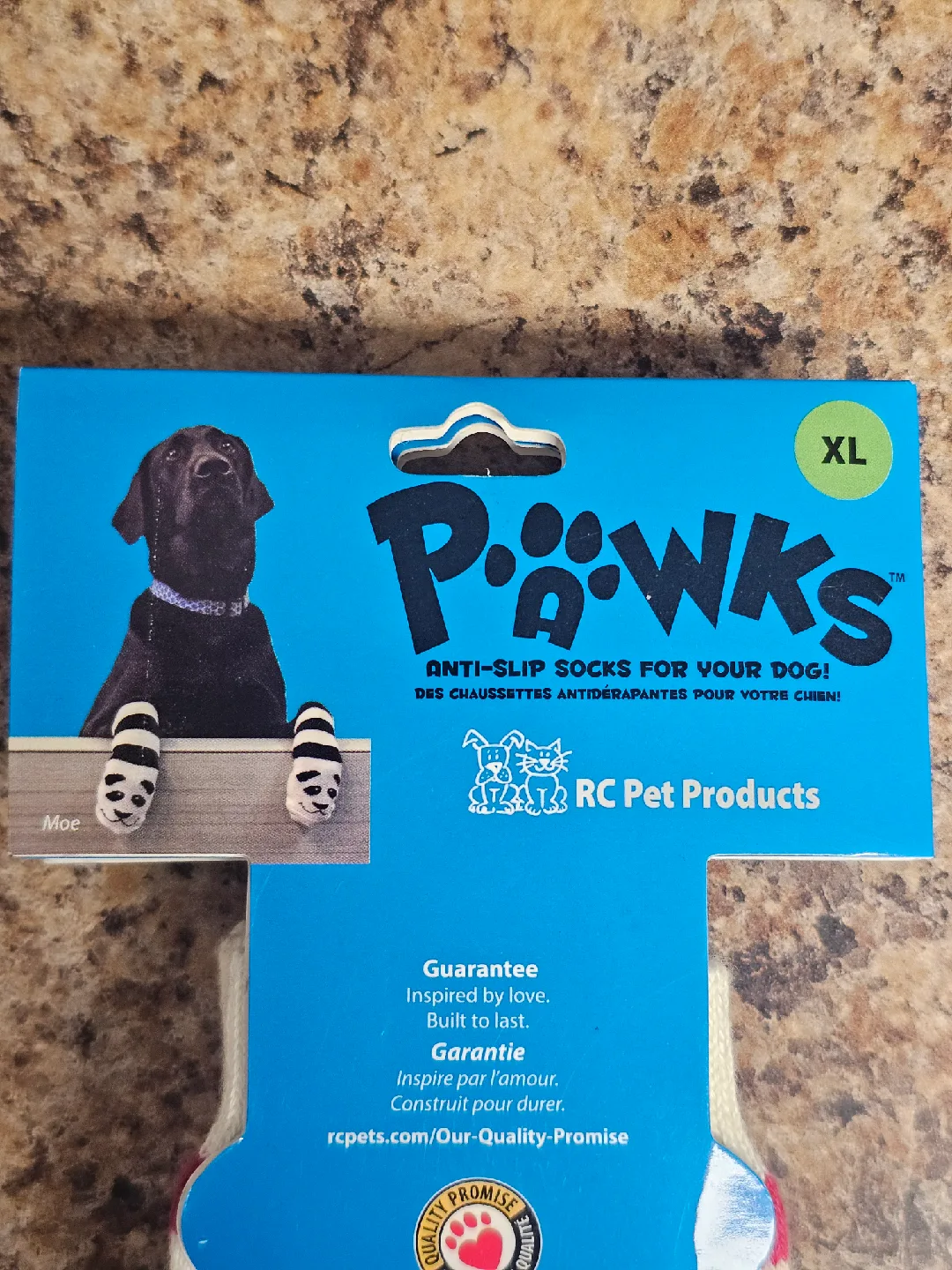 Pawks Anti-Slip Dog Socks - XL image indicator(3)