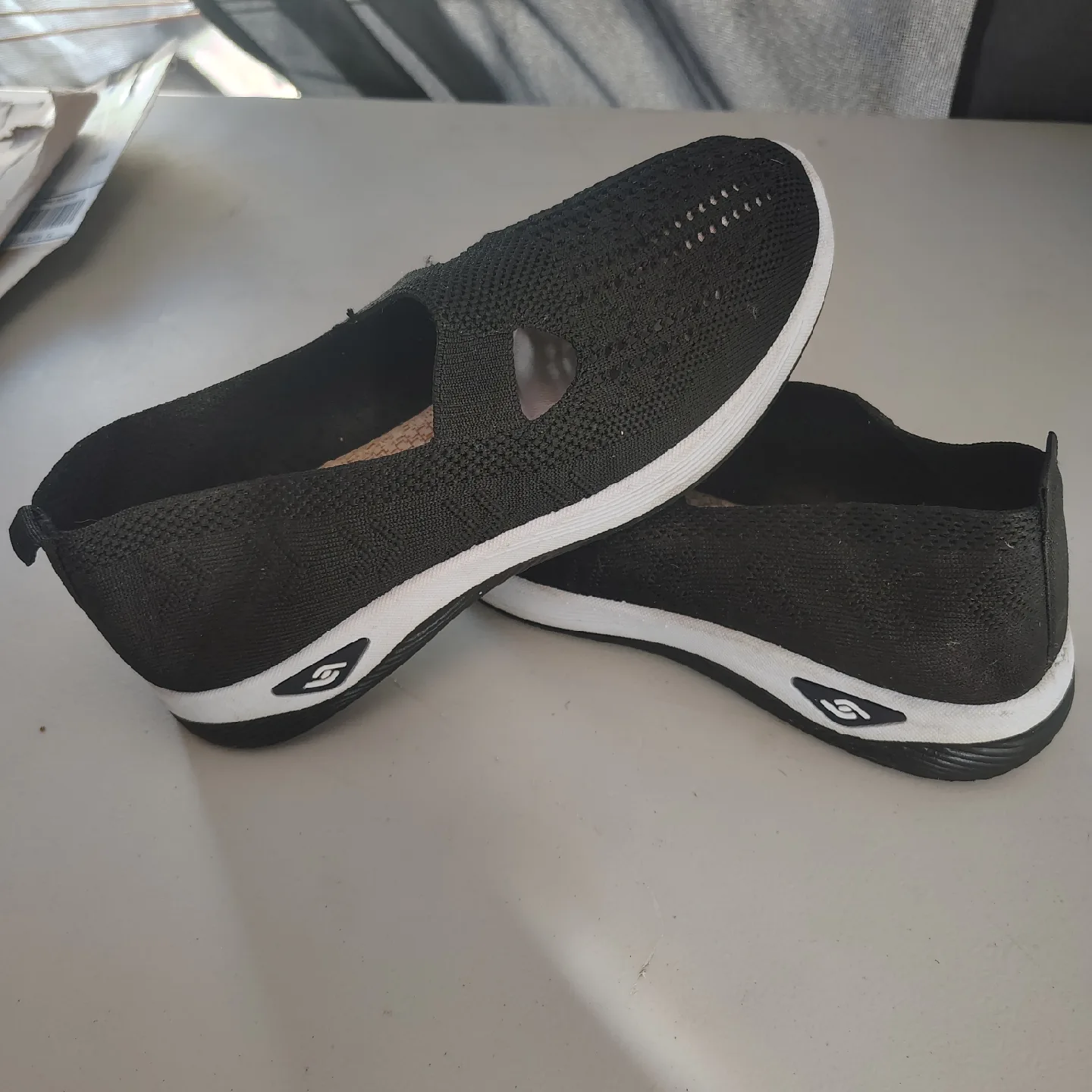 Black Slip-On Shoes image indicator(3)