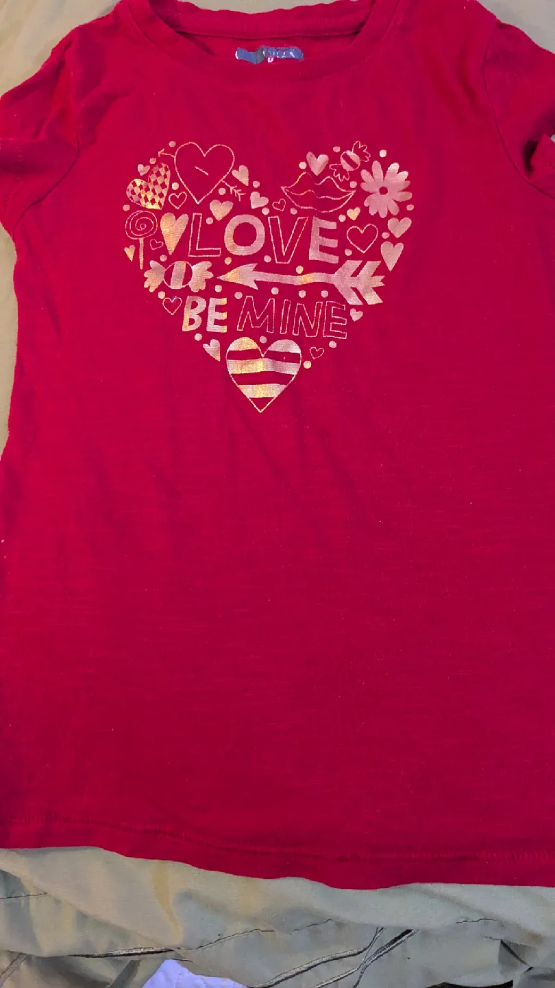 Girls' Red T-Shirt & Orange Pants Set image indicator(2)