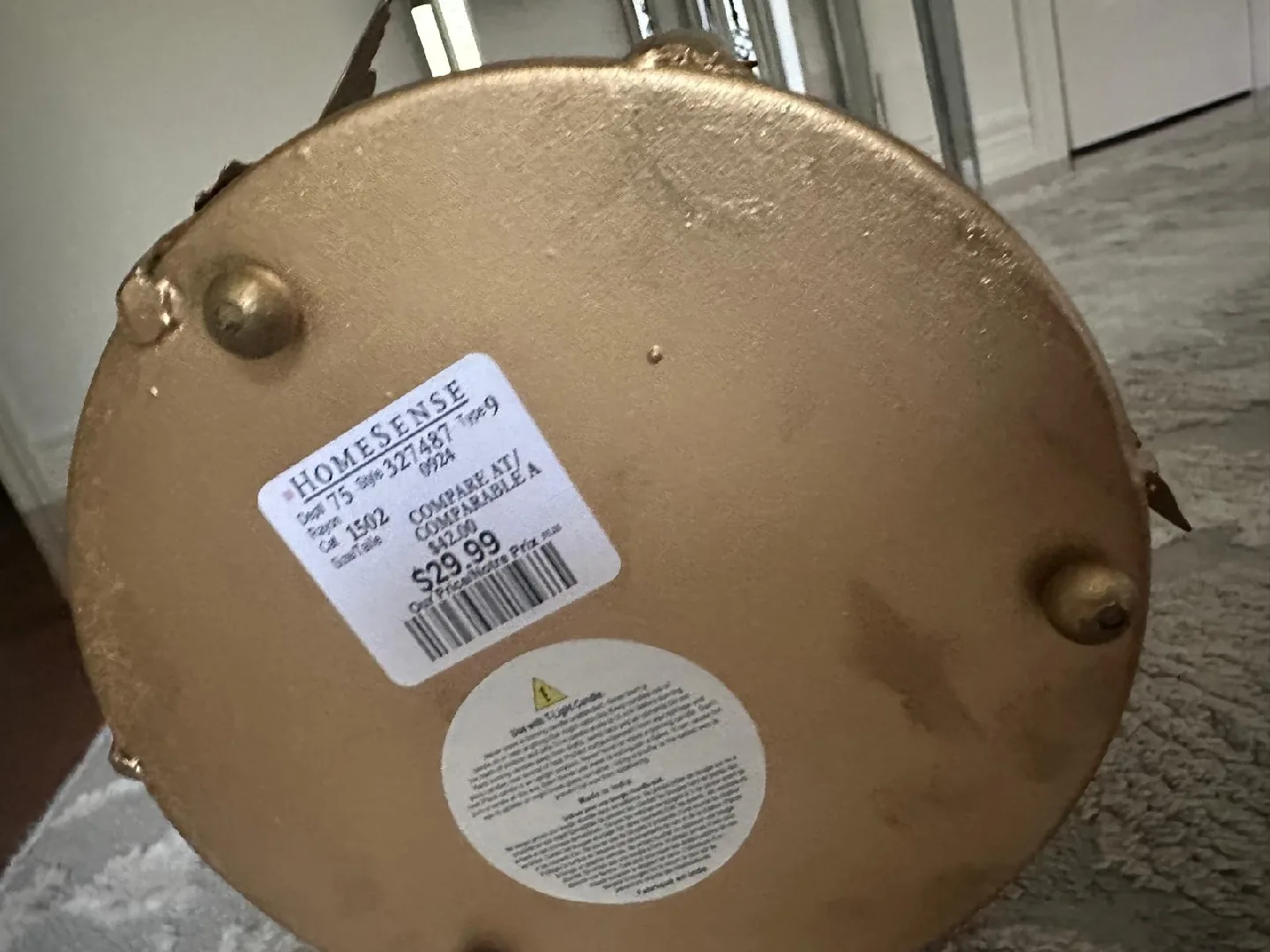 Homesense Butterfly Candle Holder image indicator(3)