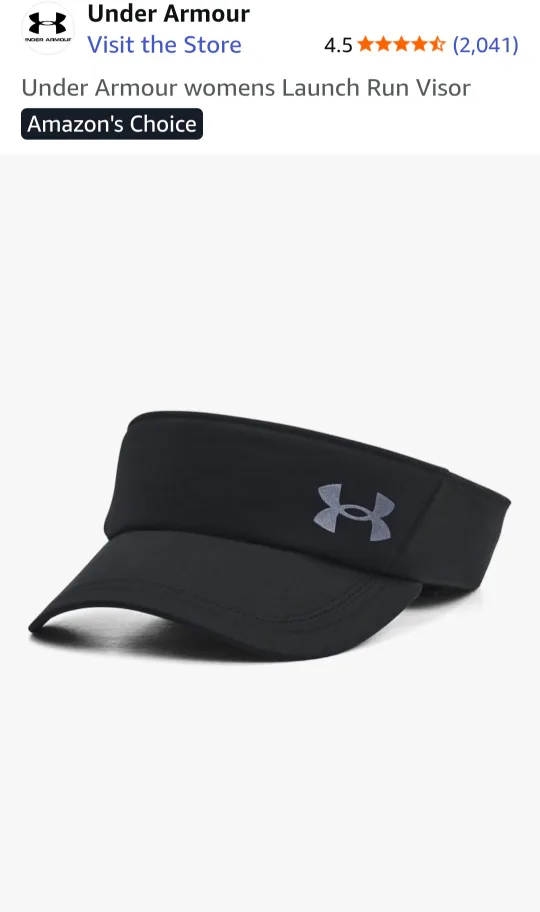 BNWT Under Armour Iso-Chill Launch Run Visor image indicator(3)