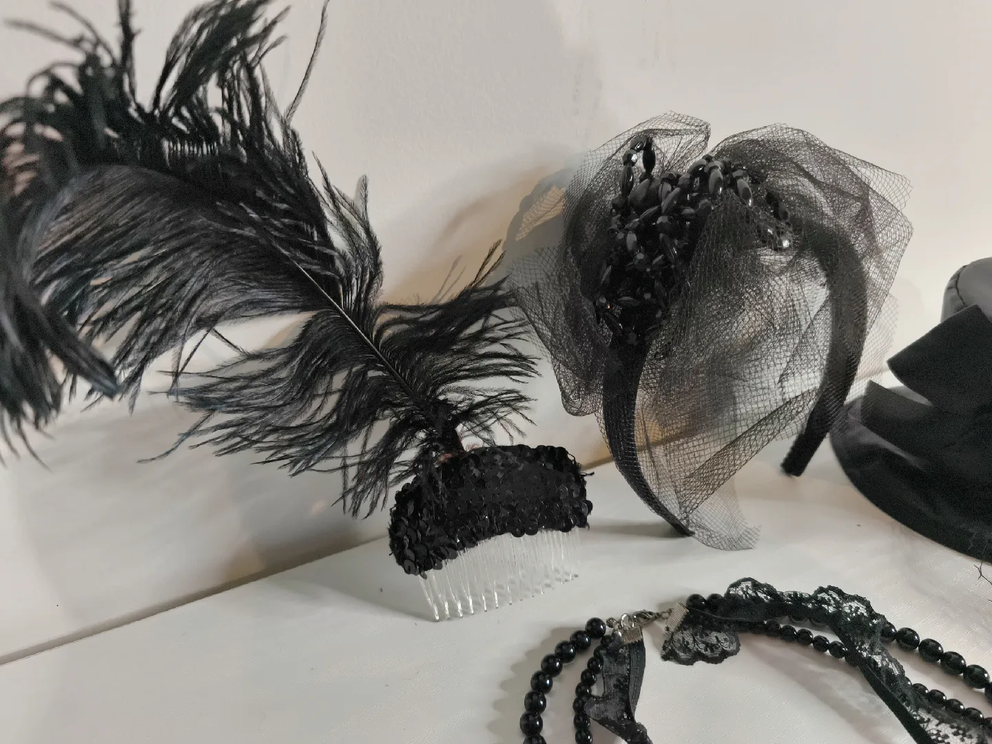 Halloween 🖤Assorted Black Costume Accessories image indicator(3)