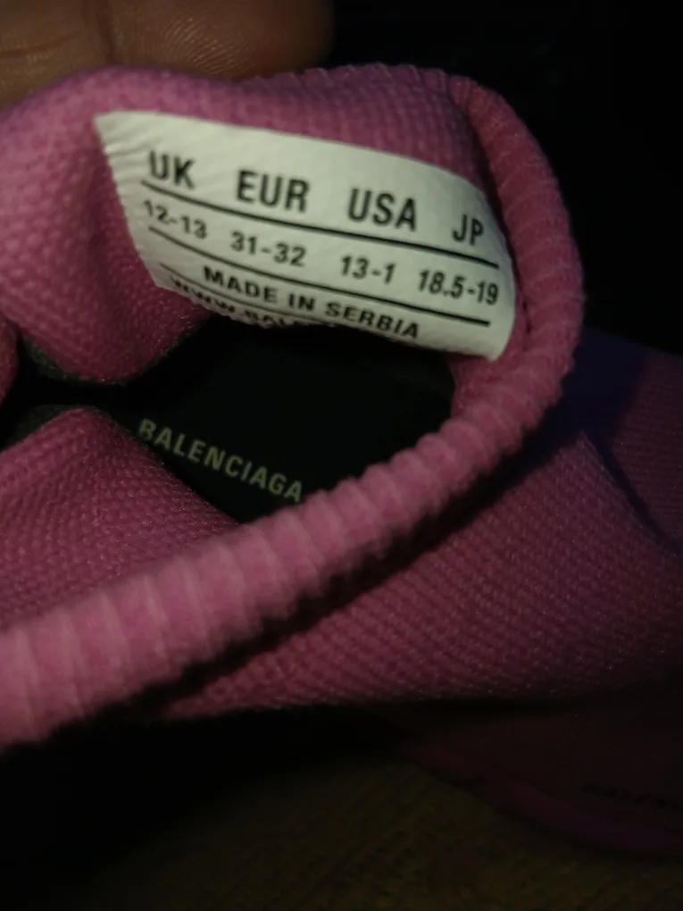 Balenciaga Speed 2.0 Pink Knit Sneakers, Size 13-1 image indicator(2)