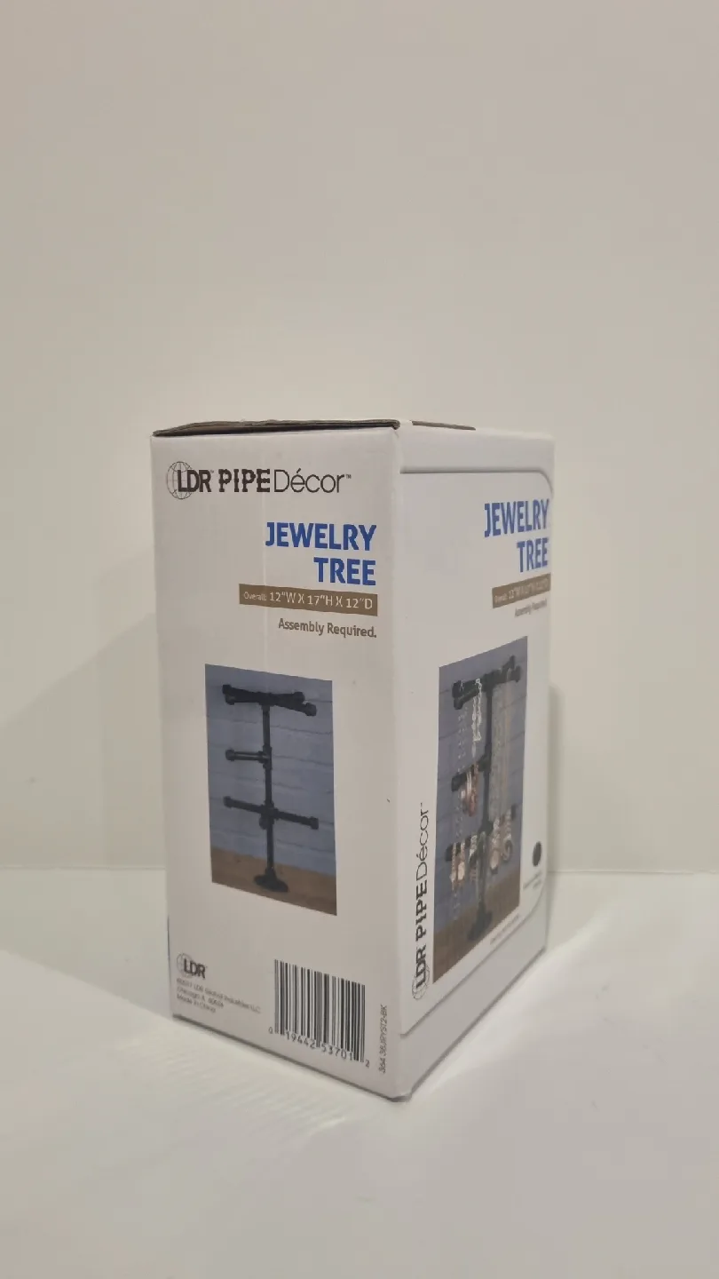 LDR Pipe Decor Jewelry Tree (New in Box) thumbnail