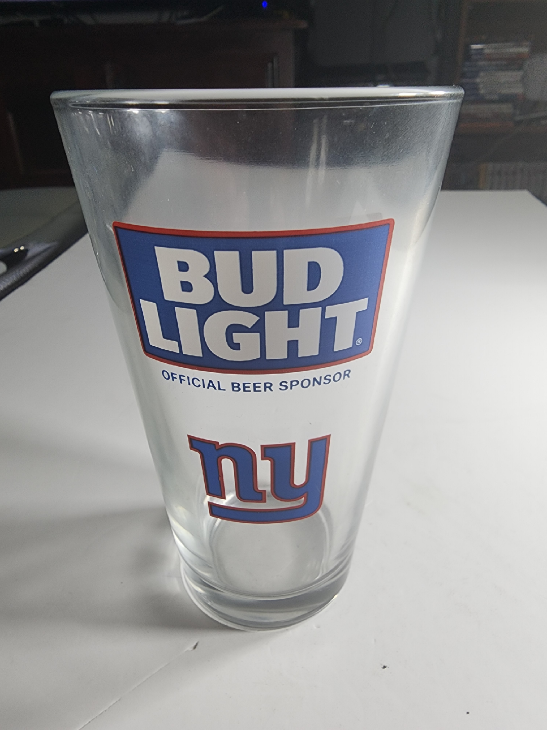 Bud Light NY Giants Pint Glass - photo 2