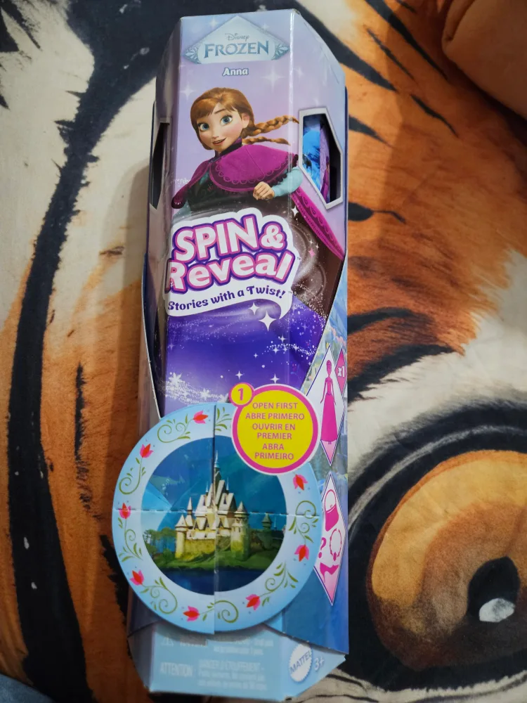 Disney Frozen Anna Spin & Reveal Doll thumbnail