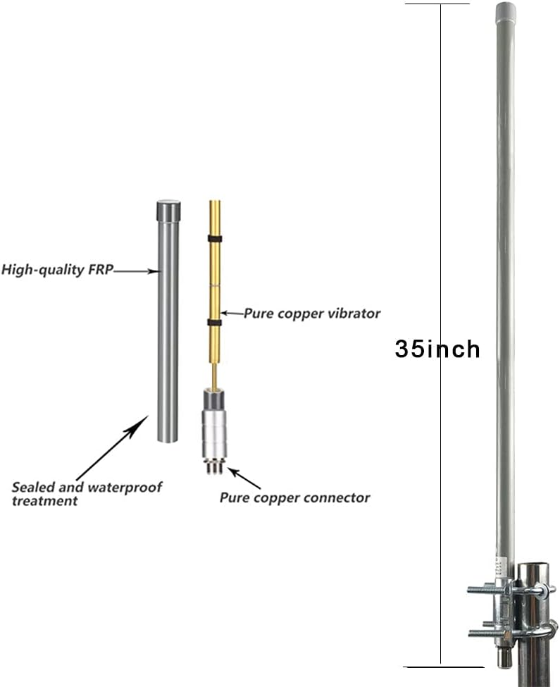 Lora Antenna for Meshtastic/Lora/Helium Gateway, 915mhz/ 10dbi - photo 3