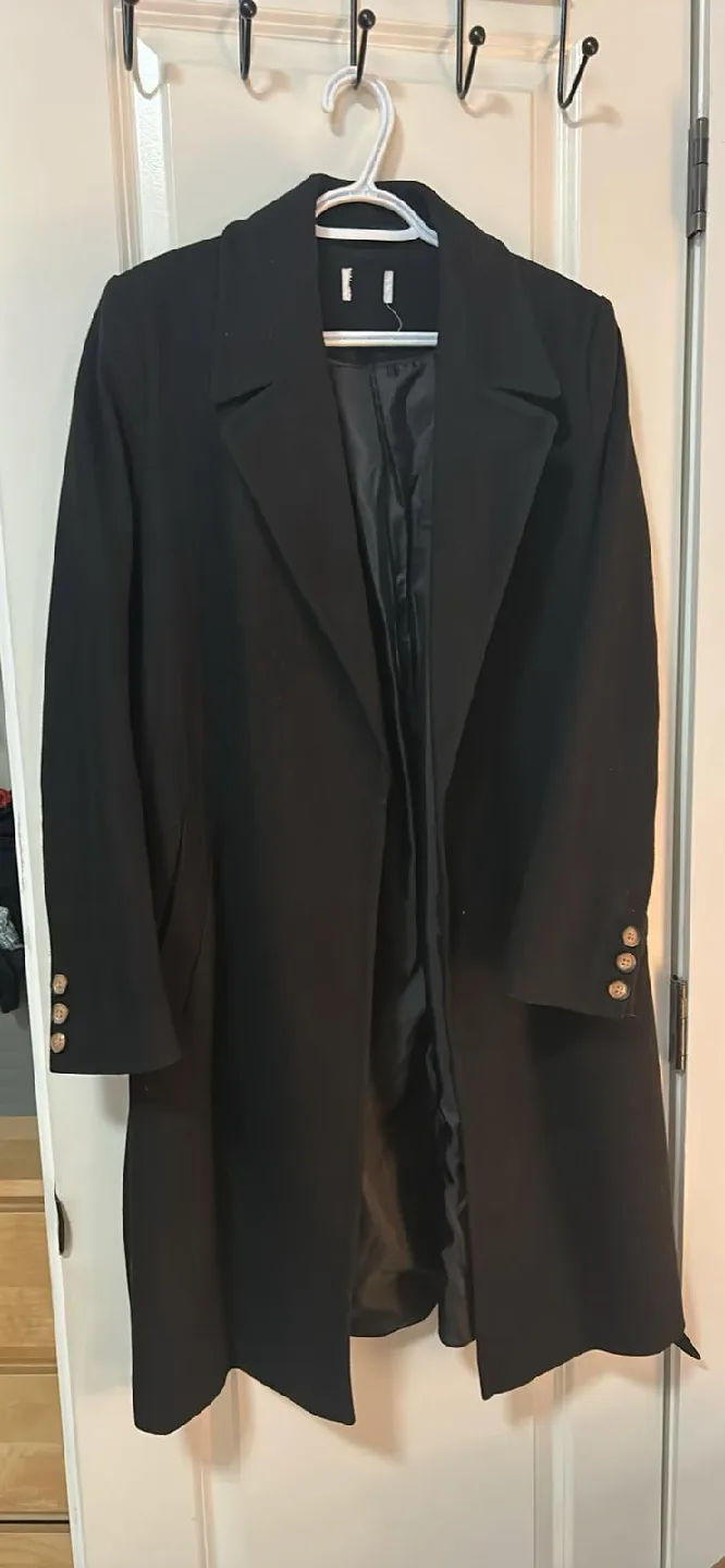 H&M Black Coat thumbnail