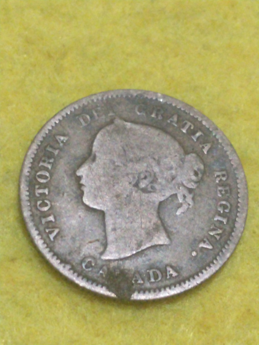 SOLD 1871 Canada five cents .925 silver KM #2 - photo 4