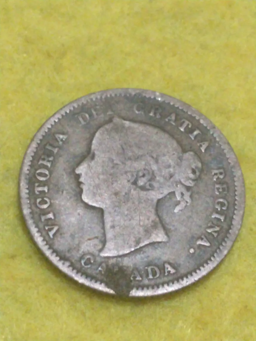 1871 Canada five cents .925 silver KM #2 image indicator(4)