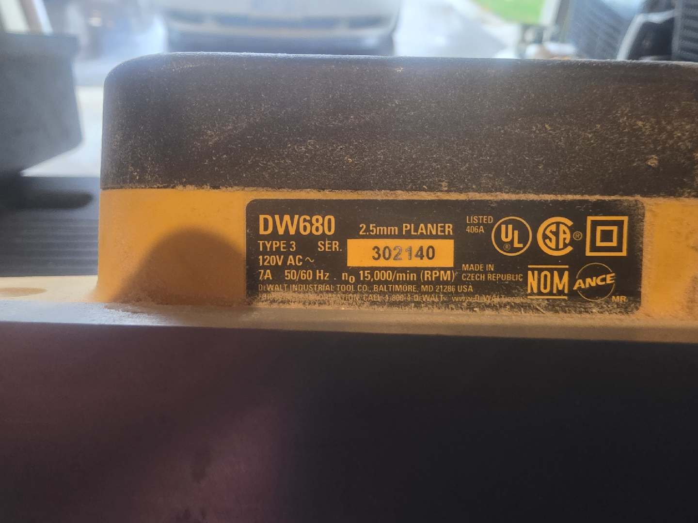DeWalt DW680 2.5mm Planer with Case - photo 5