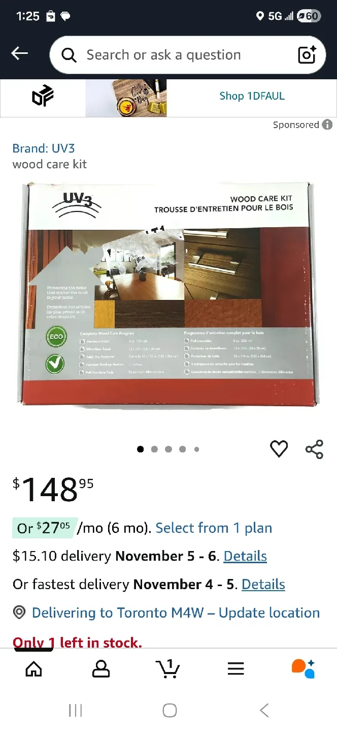 UV3 Wood Care Kit - Trousse d'entretien pour le bois image indicator(7)