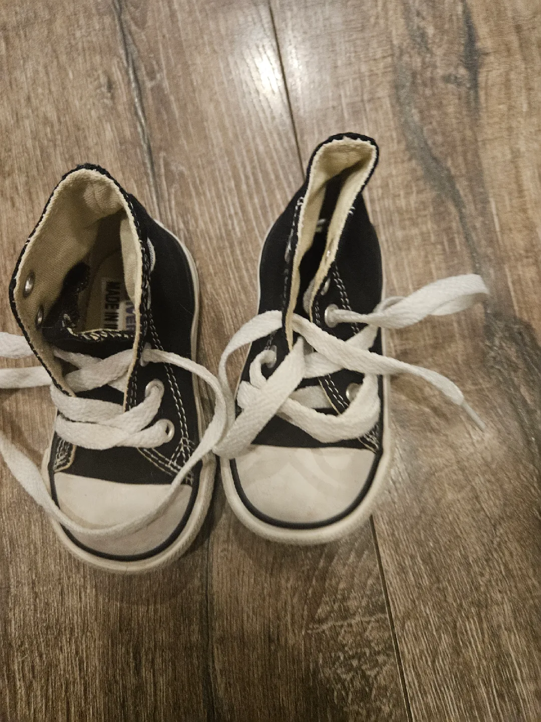 Converse All Star Black Toddler Shoes - Size 4 image indicator(6)