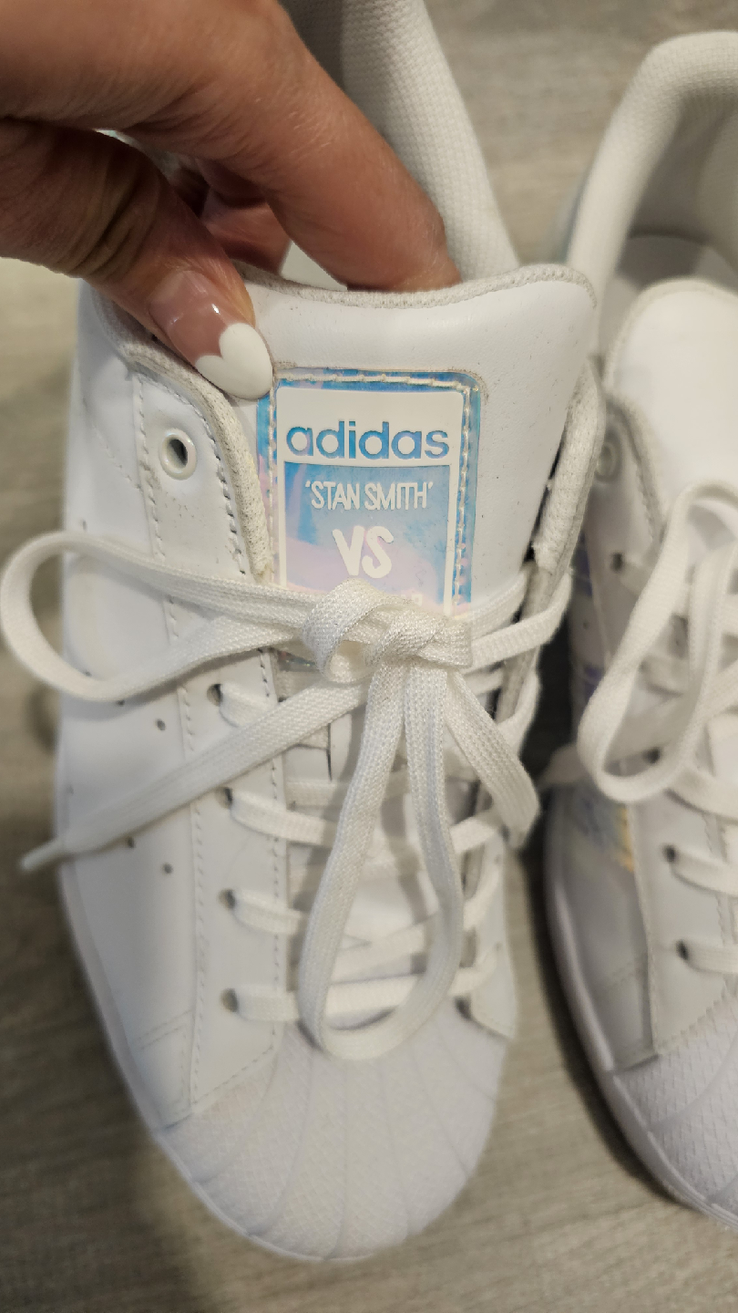 Adidas Superstar Stan Smith White Shoes Size 6.5 US - photo 2