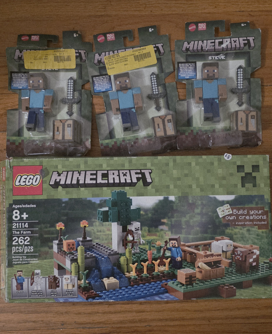 LEGO Minecraft 21114 The Farm + Steve Action Figures - photo 5