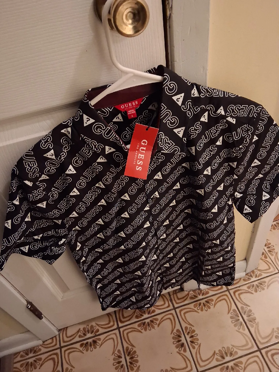 Guess Patterned Button-Down Shirt image indicator(2)