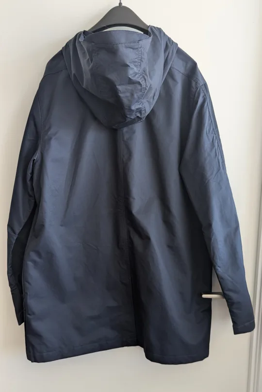 Calvin Klein Navy Blue Hooded Rain Jacket image indicator(2)