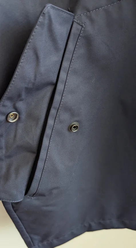 Calvin Klein Navy Blue Hooded Rain Jacket image indicator(5)