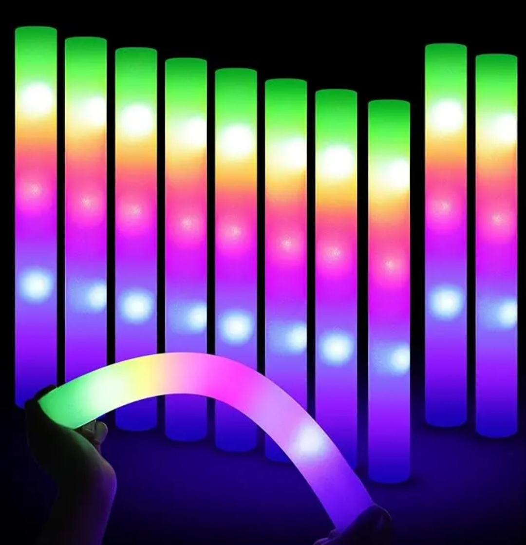 LED Foam Glow Sticks - set of 5 - photo 2
