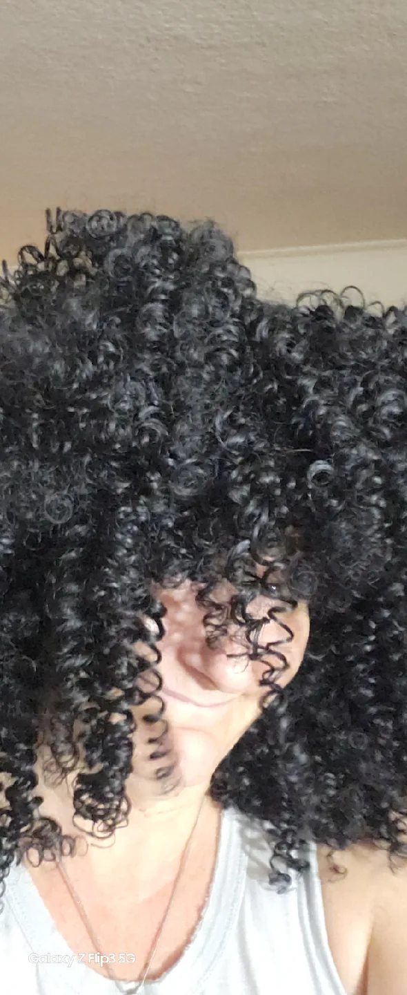 🥕 Black Curly Wig for Halloween thumbnail