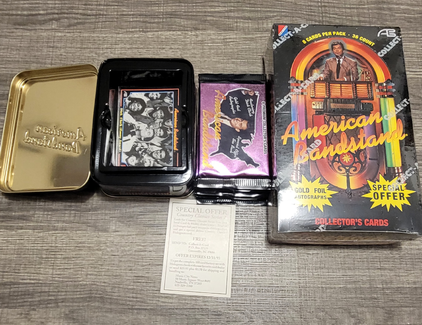 American Bandstand Collector's Cards Box Set bundle - photo 2