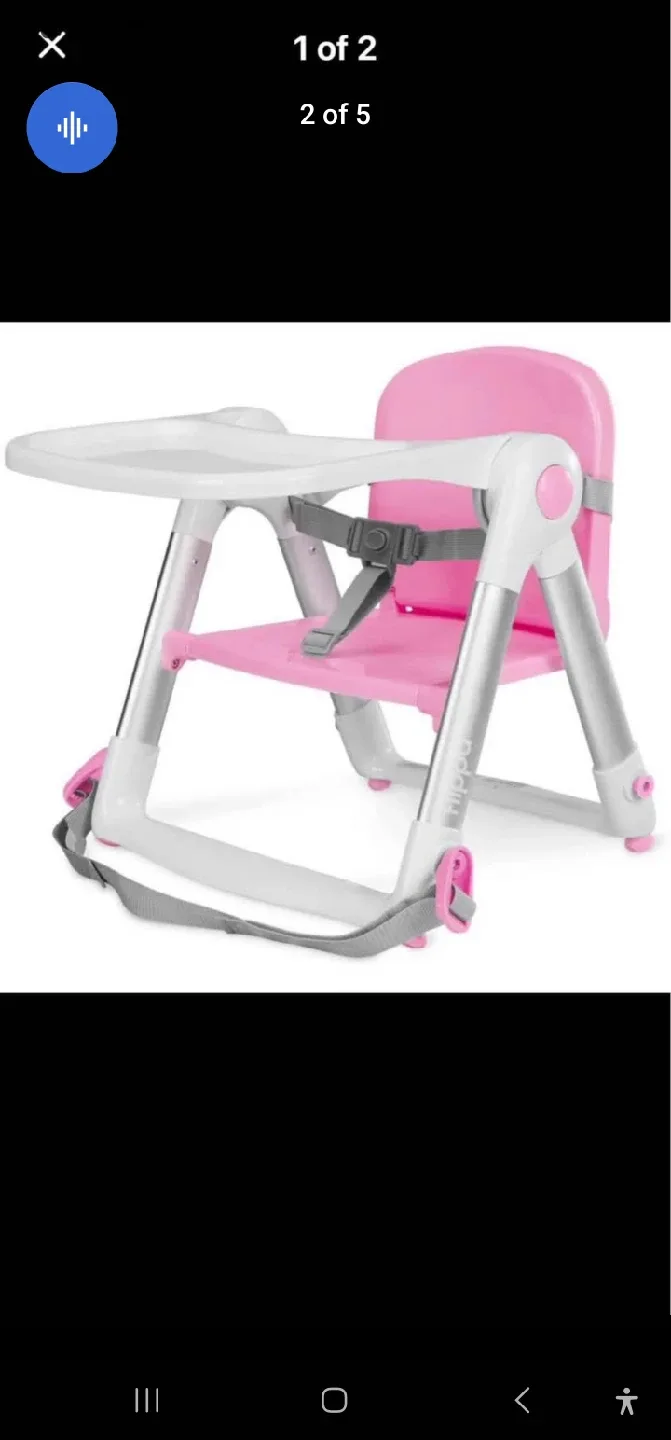 Apramo Flippa Folding Baby Booster Seat - Pink image indicator(2)