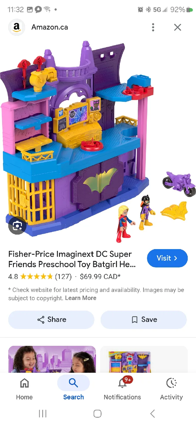 Fisher-Price Imaginext DC Super Friends Batgirl Playset thumbnail
