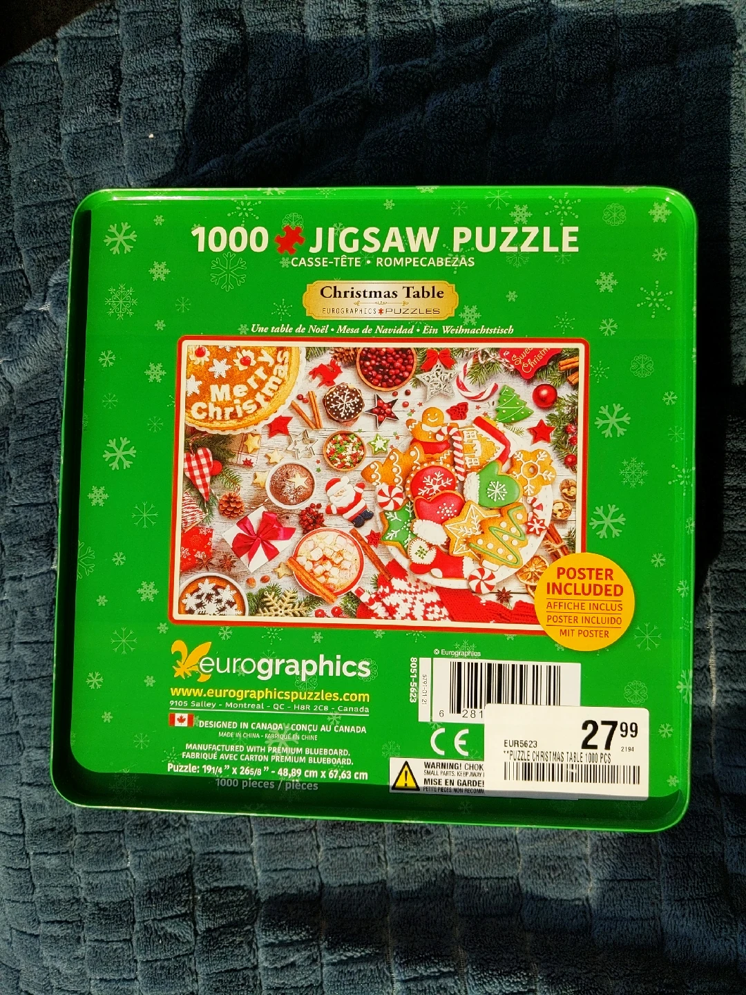 Eurographics Christmas Table 1000 Piece Jigsaw Puzzle - photo 2