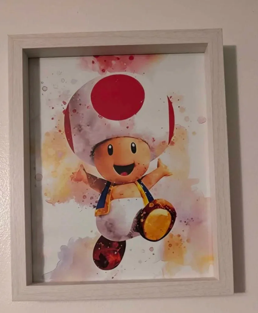 Mario Character Framed Prints (Set of 5) image indicator(3)