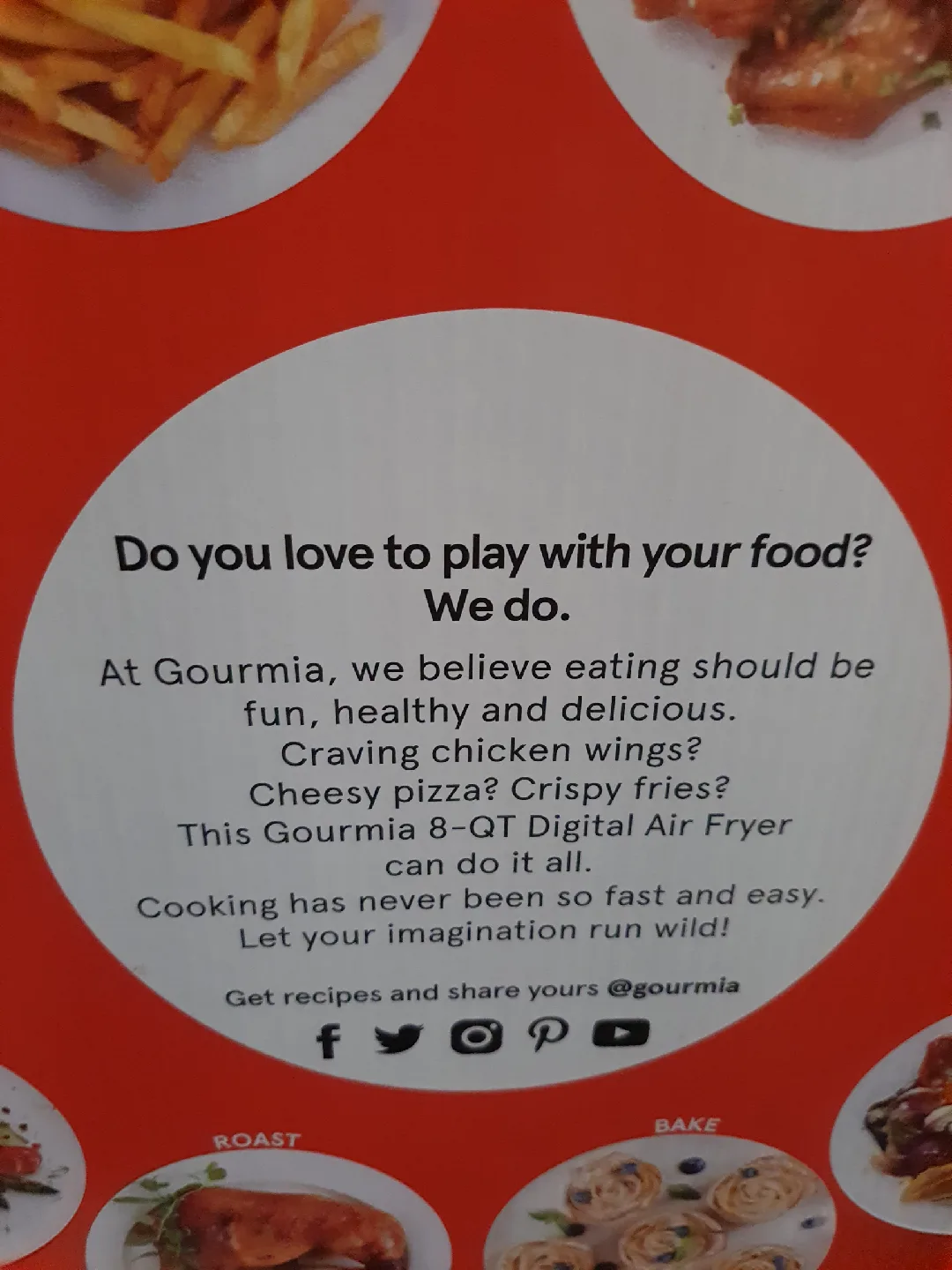 Gourmia 8-QT Digital Stainless Steel Air Fryer image indicator(4)