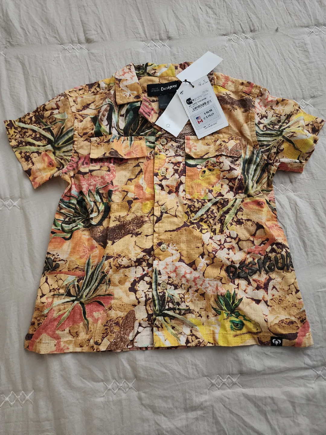 Desigual Kids' Button-Down Shirt - Size 5/6 thumbnail