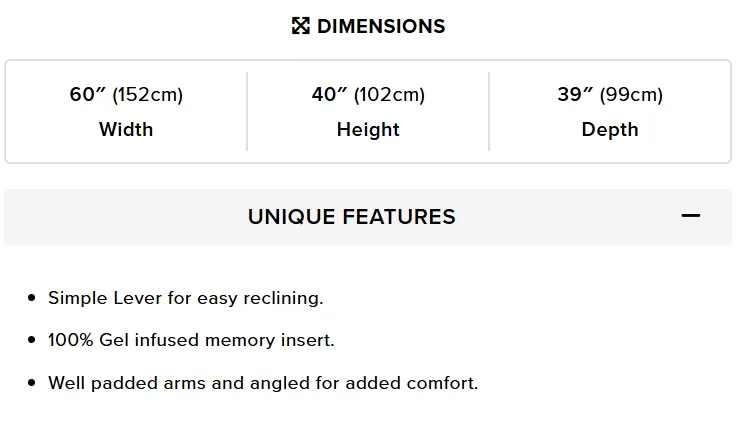 Grey Reclining Loveseat - 60" Wide image indicator(5)
