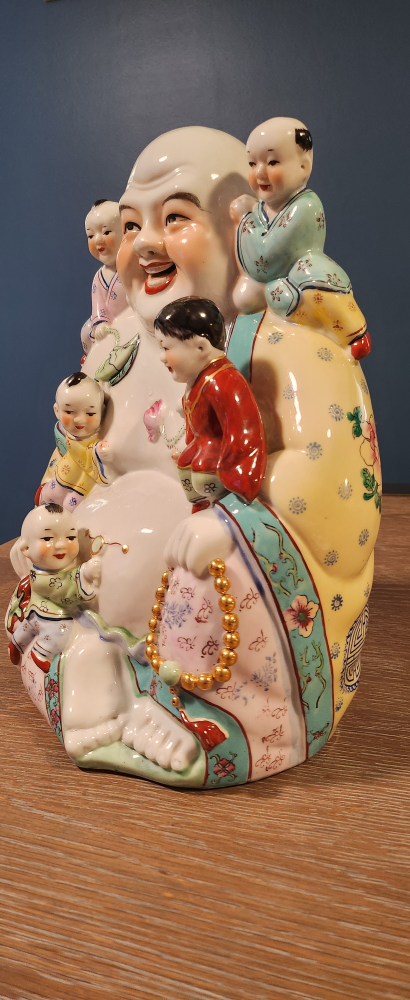 Vintage Laughing Buddha Figurine - photo 2