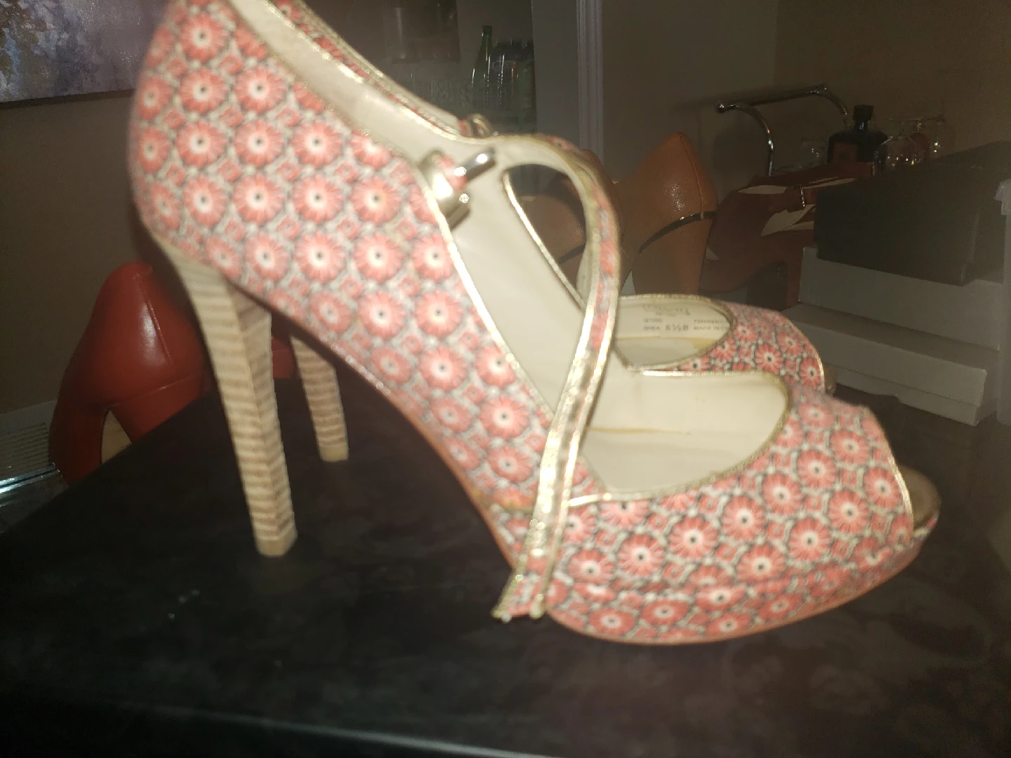 Coach Floral Heels - Size 7
