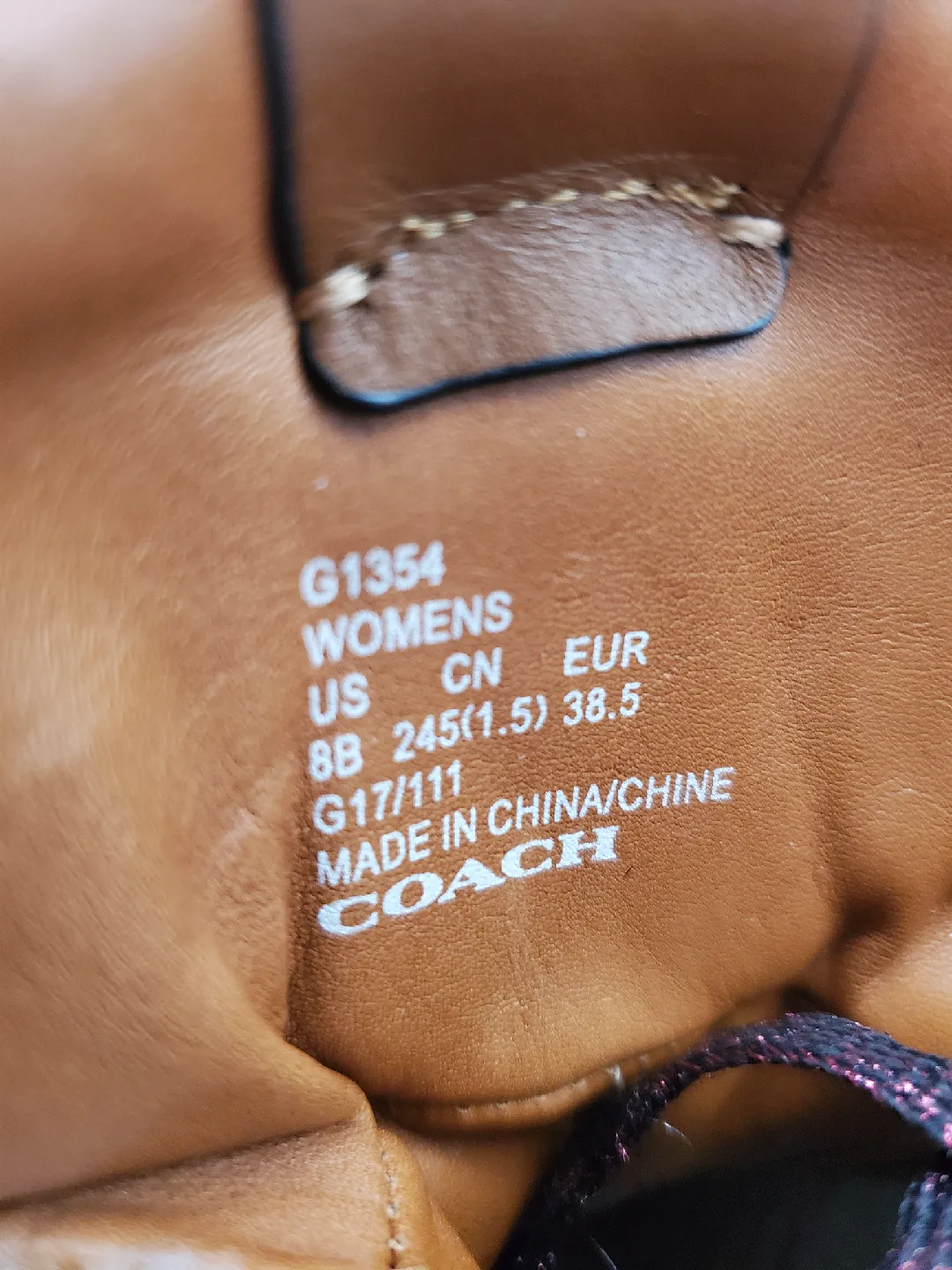 Coach G1354 Women's Boots - Size 8B image indicator(2)