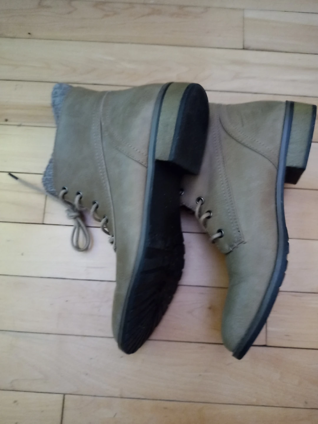 Ladies Brown Ankle Boots size 7.5 - photo 3