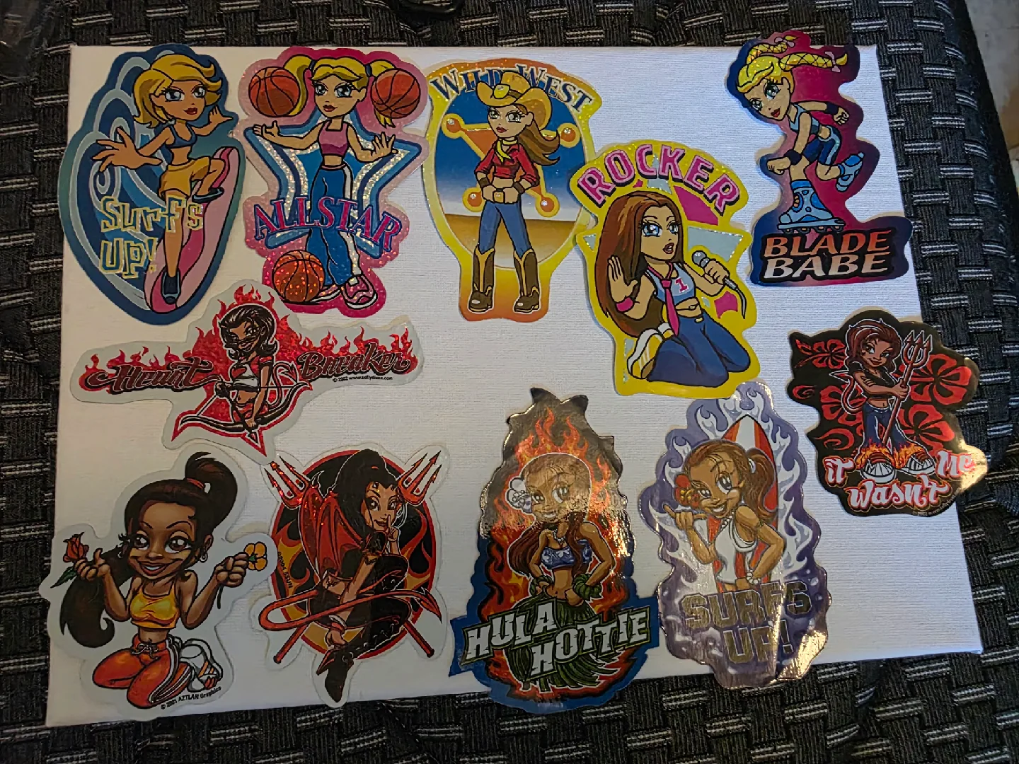 VINTAGE STICKERS Y2K GIRLS