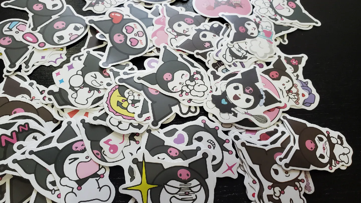 50 PCS Kuromi Stickers image indicator(2)