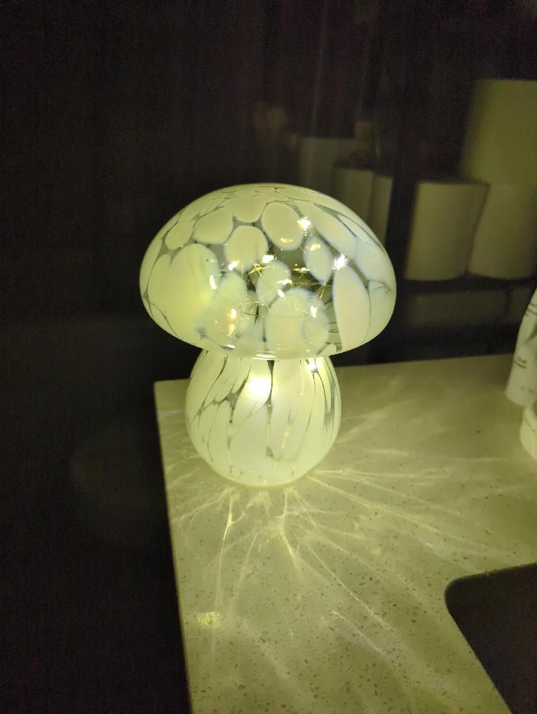 Artikel Funglow Mushroom Glass Lamp #Halloween 🥕 thumbnail