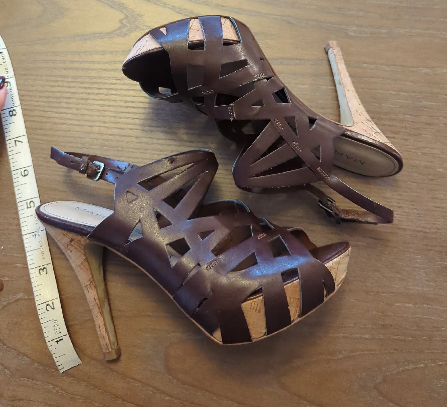 Marc Fisher Brown Heels - Size 6 image indicator(2)