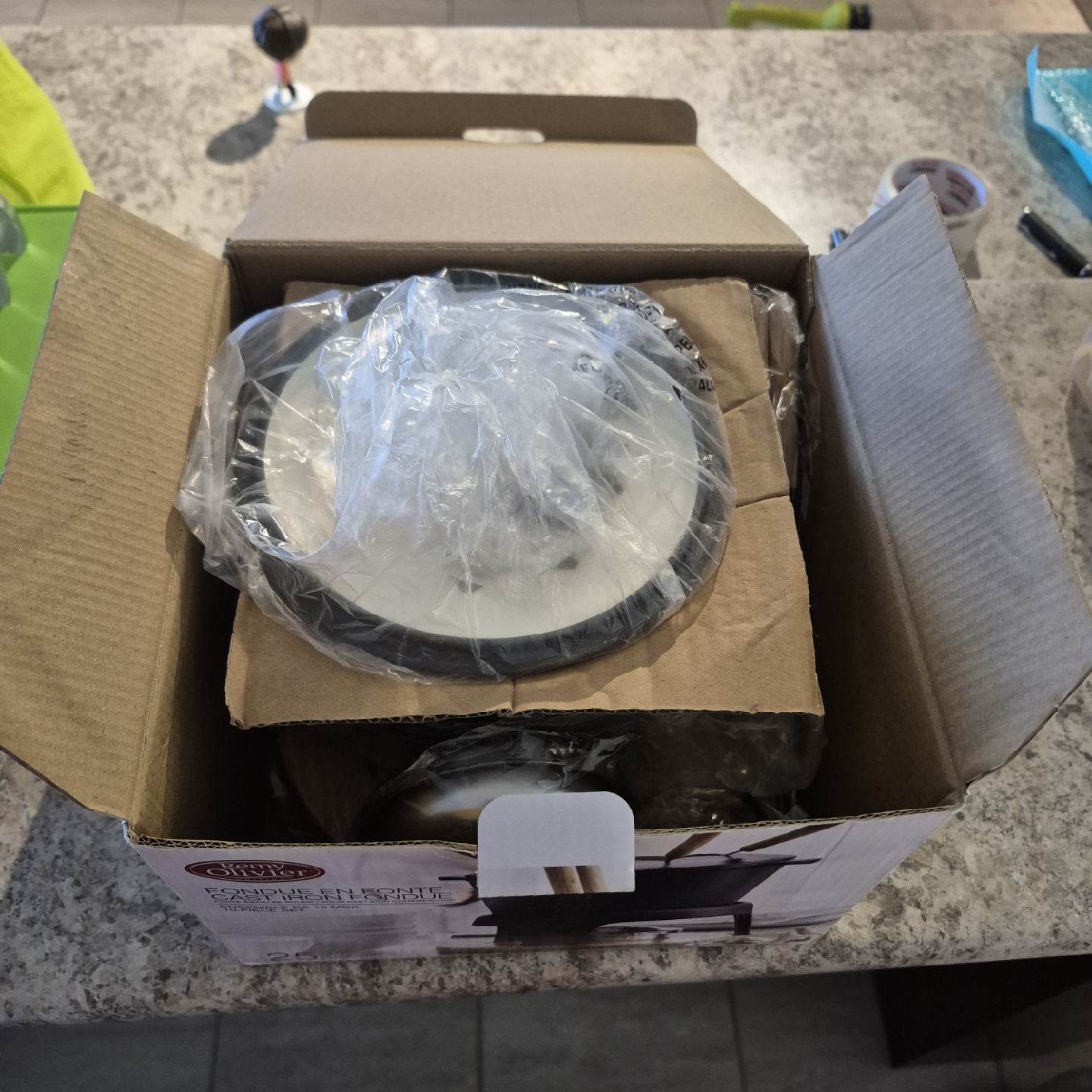 Remy Olivier Cast Iron Fondue Set - New in Box! - photo 2