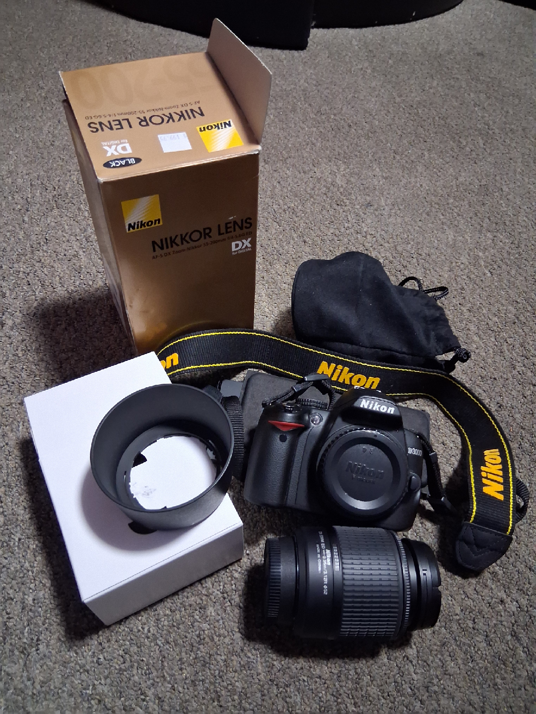 Nikon D3000 Digital Camera with Lens