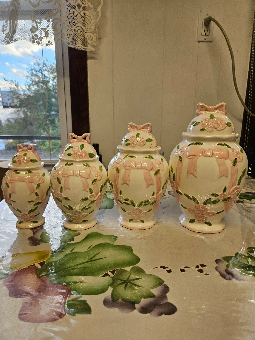 Ceramic Vases with Lids - Set of 4 image indicator(7)