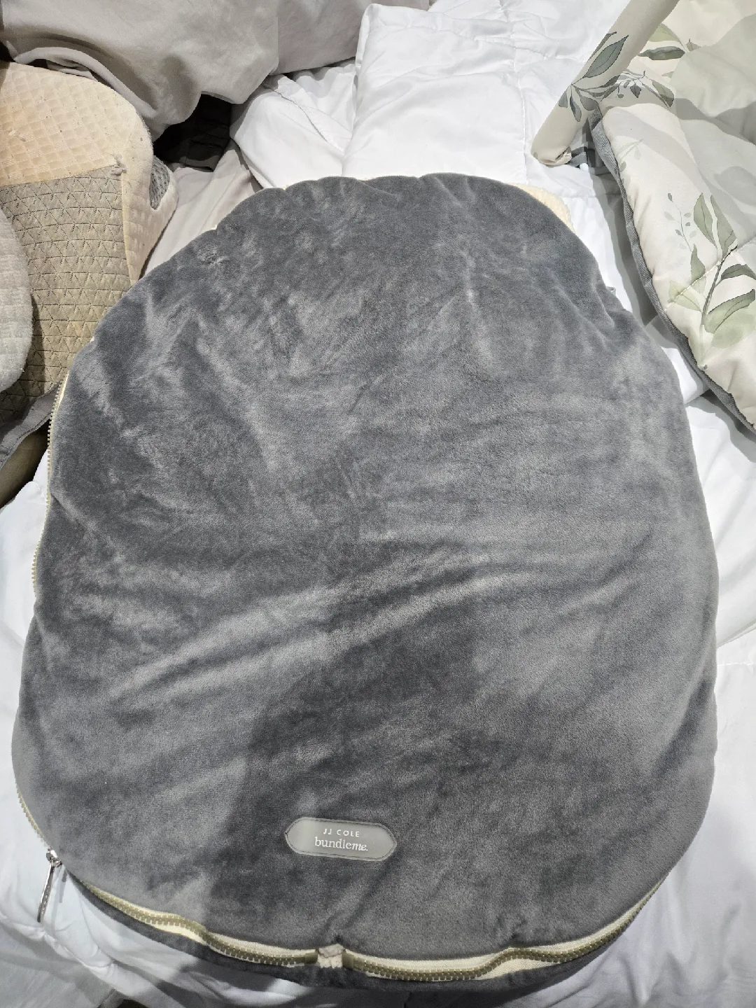 JJ Cole Bundleme Car Seat Cover - Grey